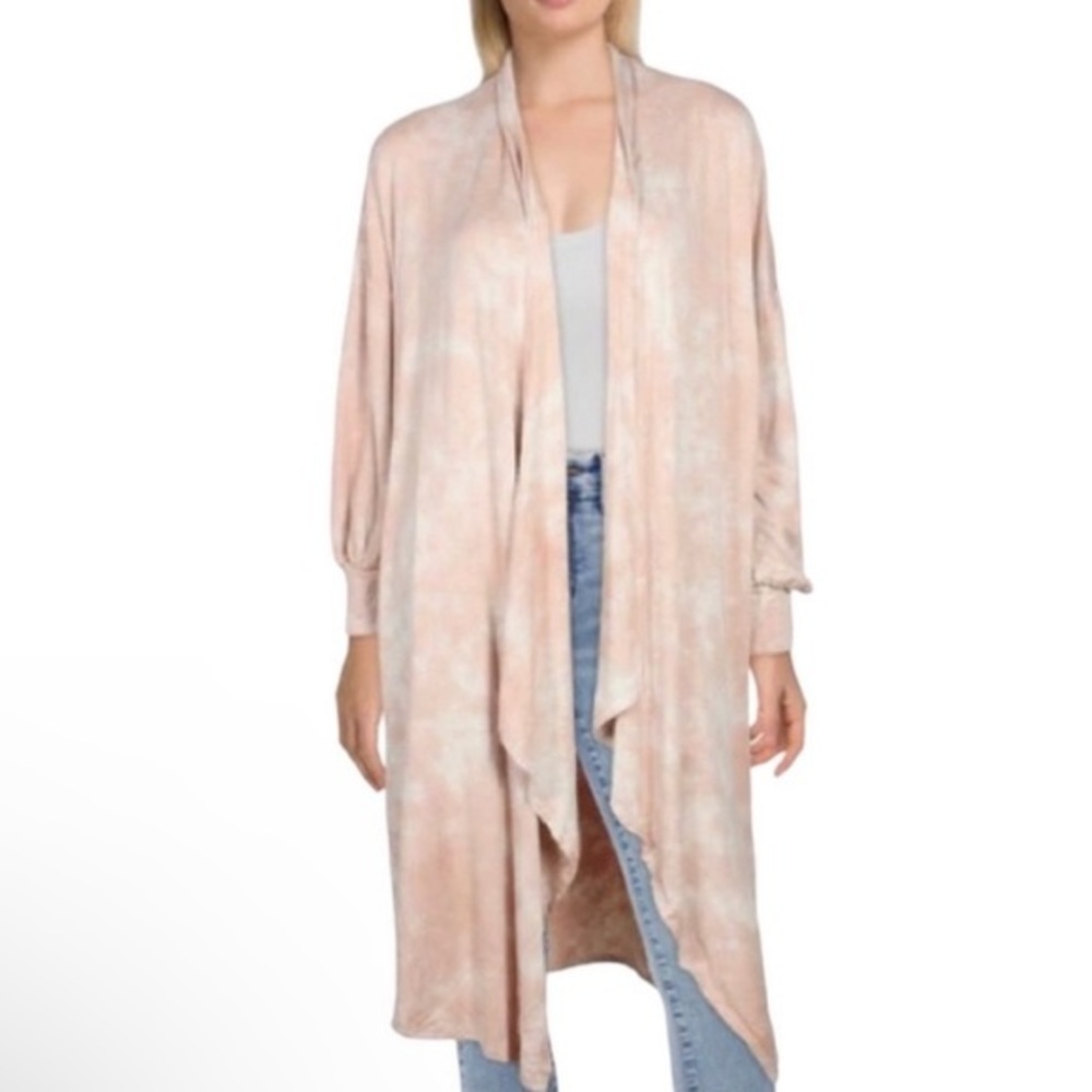 Anthropologie Maronie Womens Duster Long Tie-Dye Cardigan Top Jacket - Med NWT